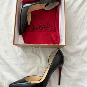 Christian Louboutin Black Patent leather shoes